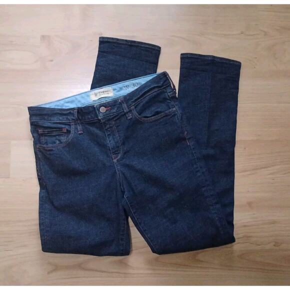 RARE Anthropologie Holding Horses Dark Selvedge Denim‎ Straight Leg Womens W30 - Picture 1 of 8